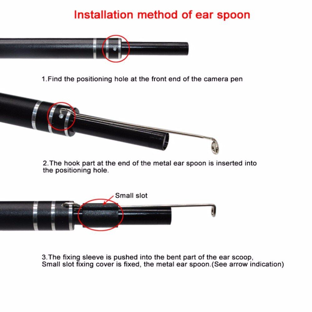 New Multifunctional USB Ear Cleaning Tool HD Visual Ear Spoon Earpick With Mini Camera Pen Ear Care In-ear Cleaning Endoscope