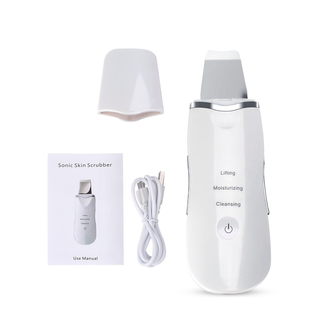 Beauty Star Ultrasonic Face Cleaning Skin Scrubber Facial Cleaner Skin Peeling Blackhead Removal Pore Cleaner Face Scrubber