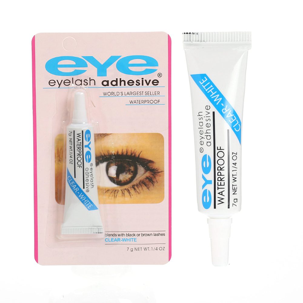 1PC False Eyelashes Makeup Adhesive False Eyelash Glue Clear-white Dark-black Waterproof Eye Lash Cosmetic Tools TSLM1