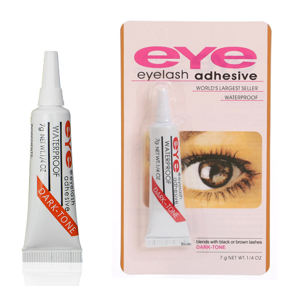 1PC False Eyelashes Makeup Adhesive False Eyelash Glue Clear-white Dark-black Waterproof Eye Lash Cosmetic Tools TSLM1