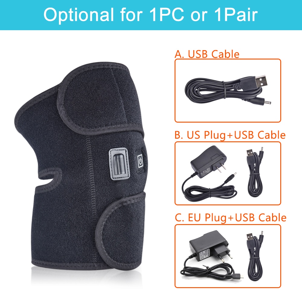 AGDOAD Arthritis Knee Support Brace Infrared Heating Therapy Kneepad for Relieve Knee Joint Pain Knee Rehabilitation Dropship
