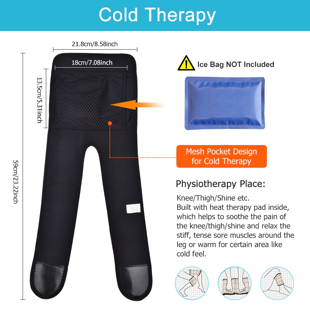 AGDOAD Arthritis Knee Support Brace Infrared Heating Therapy Kneepad for Relieve Knee Joint Pain Knee Rehabilitation Dropship