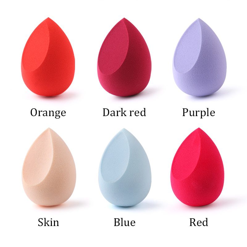 10/20 Pcs Soft Mix Color Makeup Sponge Face Beauty Cosmetic Powder Puff For Foundation Cream Concealer Make Up Blender Tools