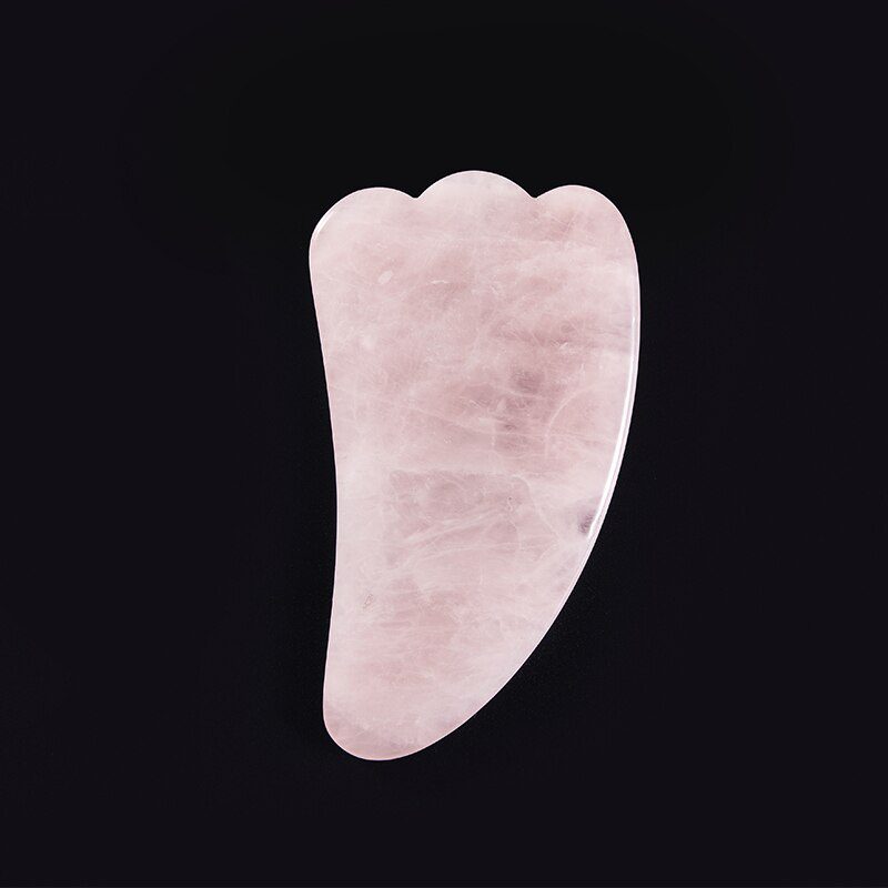 Natural Jade Gua Sha Scraper Board Massage Rose Quartz Jade Guasha Stone For Face Neck Skin Lifting Wrinkle Remover Beauty Care