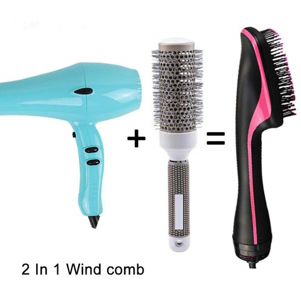 VIP Link Hair Dryer Brush Blow Dryer Hair Styler Hot Air Comb One Step Hair Dryer and Volumizer 3 in 1 Blower Brush Hairdryer