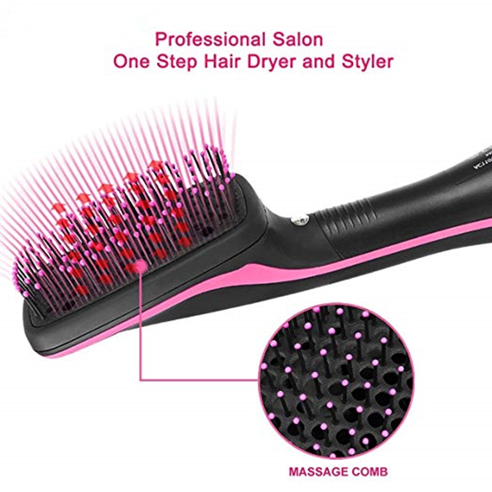 VIP Link Hair Dryer Brush Blow Dryer Hair Styler Hot Air Comb One Step Hair Dryer and Volumizer 3 in 1 Blower Brush Hairdryer