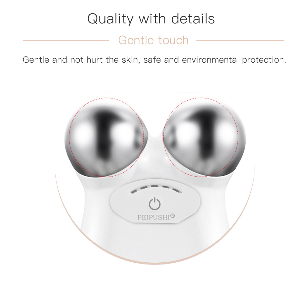 EMS Face Lifting Microcurrent Roller Massager Skin Tightening Anti Wrinkle BIO Micro Current Facial Lift Care Beauty Device