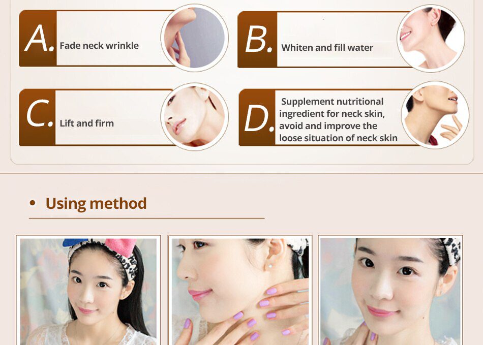 MEIKING Wrinkle Cream For Neck Whitening Moisturizing Nourishing Firming Neck Mask Skin Care Products