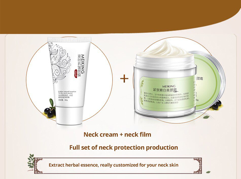 MEIKING Wrinkle Cream For Neck Whitening Moisturizing Nourishing Firming Neck Mask Skin Care Products