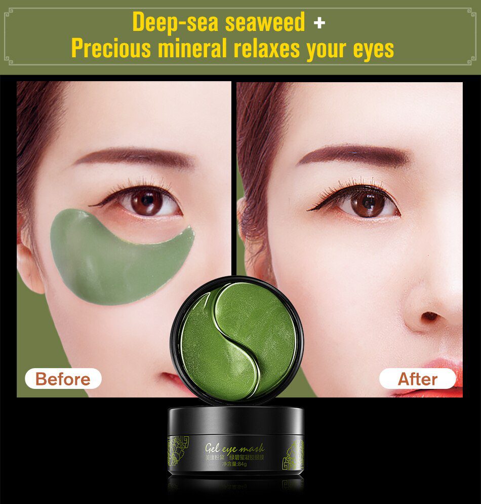 MEIKING Eye Patches 60 Pcs Collagen Crystal Hyaluronic Acid Remover Dark Circles Anti-wrinkle Patches Under The Eyes Of Korea