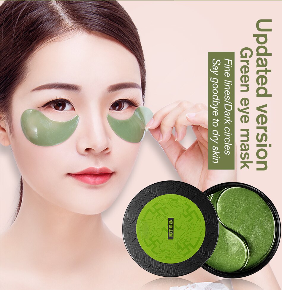 MEIKING Eye Patches 60 Pcs Collagen Crystal Hyaluronic Acid Remover Dark Circles Anti-wrinkle Patches Under The Eyes Of Korea