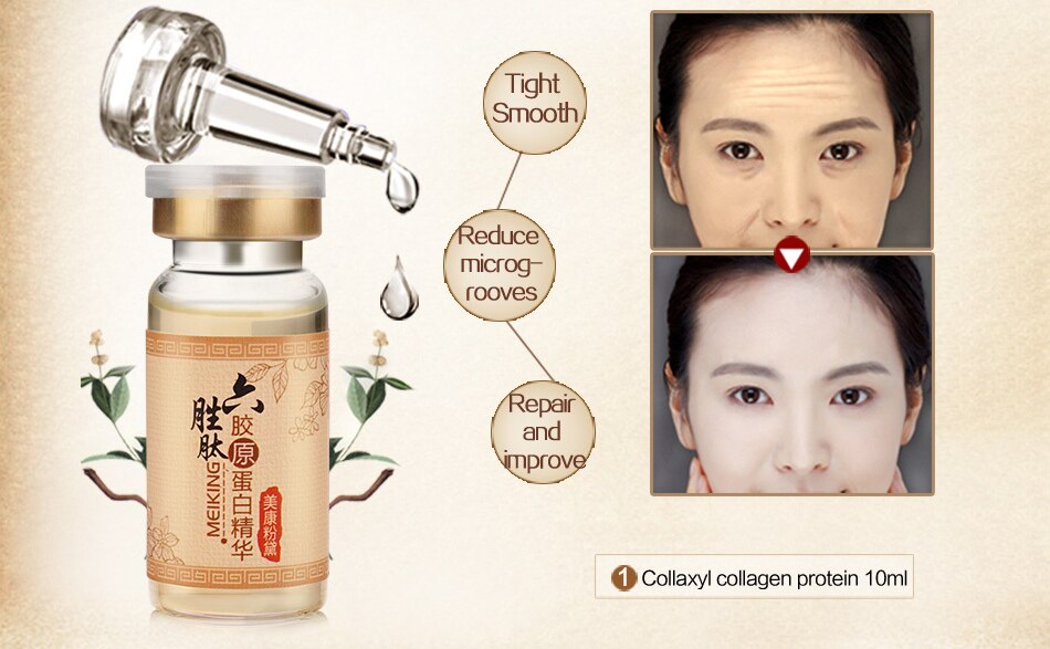MEIKING Collagen Essence Oil Face Serum Repair Skin Care Anti Aging Anti Wrinkle Acne Treatment Whitening Moisturizer