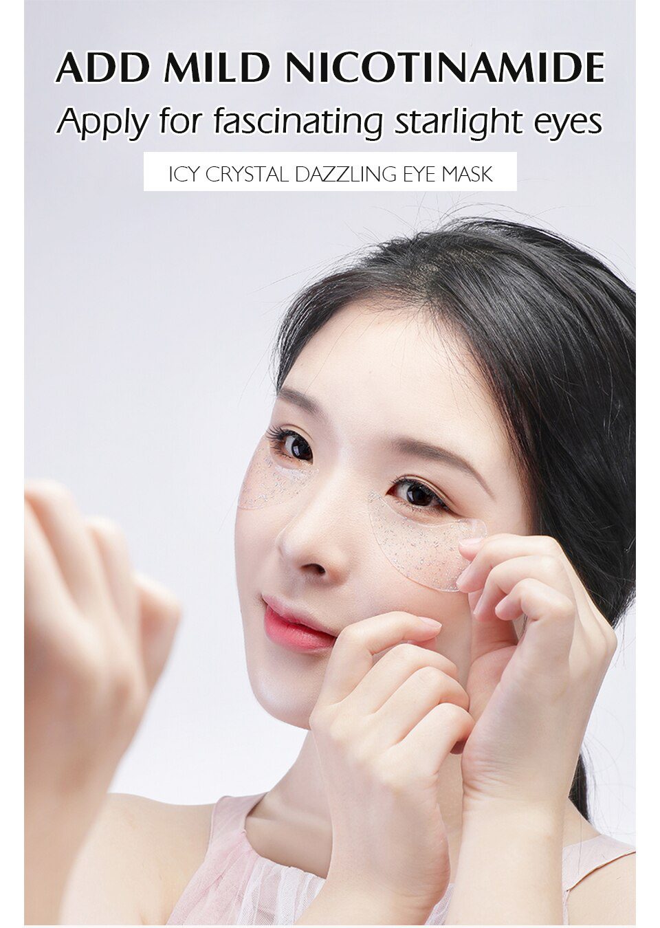 MEIKING Eye Patches 60 Pcs Hyaluronic Acid Nicotinamide Remover Dark Circles Anti-wrinkle Mask Under The Eyes Of Korea