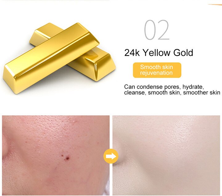 LAIKOU 24k Gold Face Serum Hyaluronic Acid Serum Moisturizer Essence Cream Whitening Day Creams Anti Aging Anti Wrinkle Acne Art