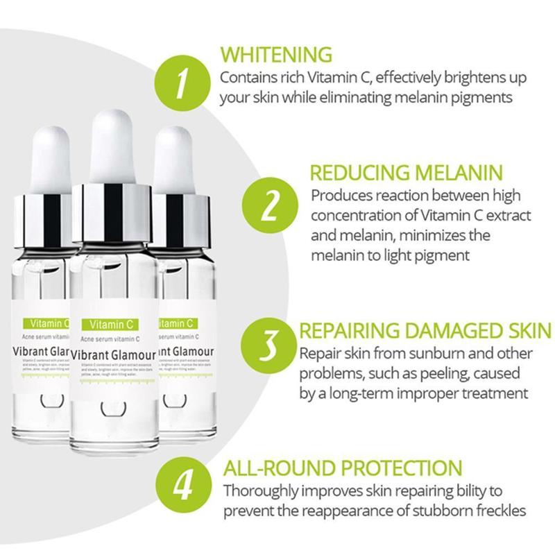 Collagen Face Serum Cream Peptides Vitamin C Lift Firming Remove Whiten Moisturizing Skin Care Liquid