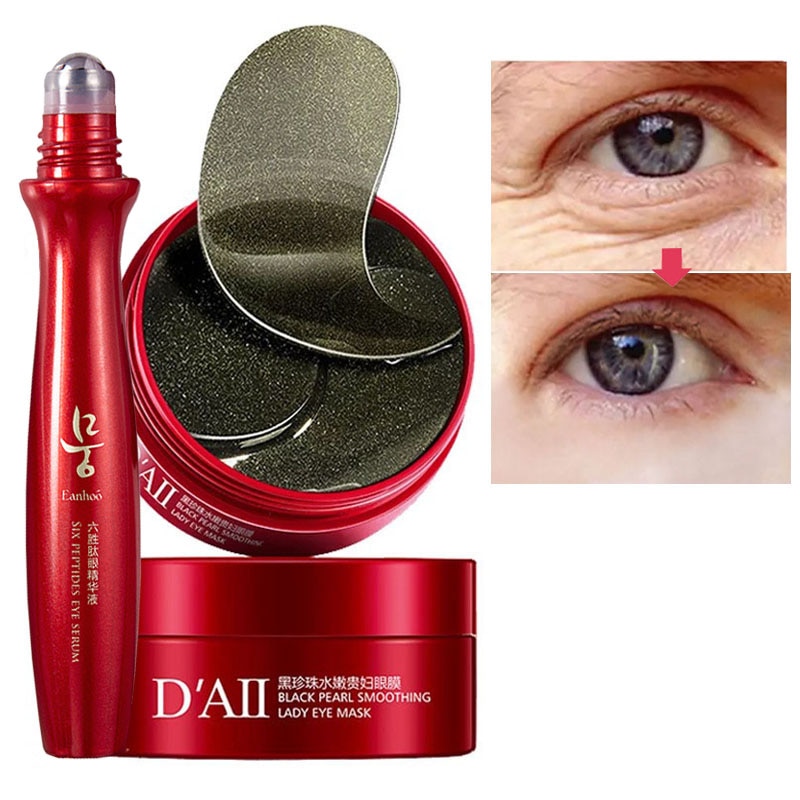 Collagen Eye Patches From Edema 60PCS Remove Dark Circle Hydrogel Gel Patch Mask For Wrinkle Sleep Korea Colageno Hidrolizado