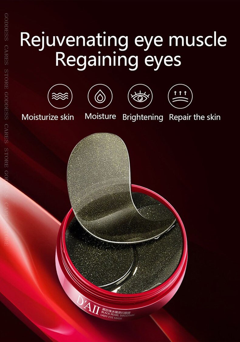 Collagen Eye Patches From Edema 60PCS Remove Dark Circle Hydrogel Gel Patch Mask For Wrinkle Sleep Korea Colageno Hidrolizado