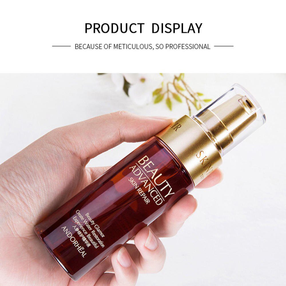 65g Hyaluronic Acid Face Serum Anti Wrinkle Ageless Moisturizing Ginseng Vitaminis Collagen Pore Ginseng Repair Lasting Facial S