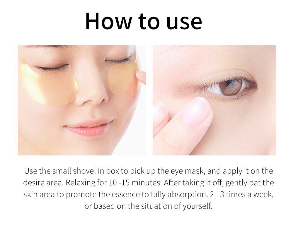 LANBENA Eye Mask Collagen Eye Patch Skin Care Hyaluronic Acid Gel Moisturizing Retinol Anti Aging Remove Dark Circles Eye Bag