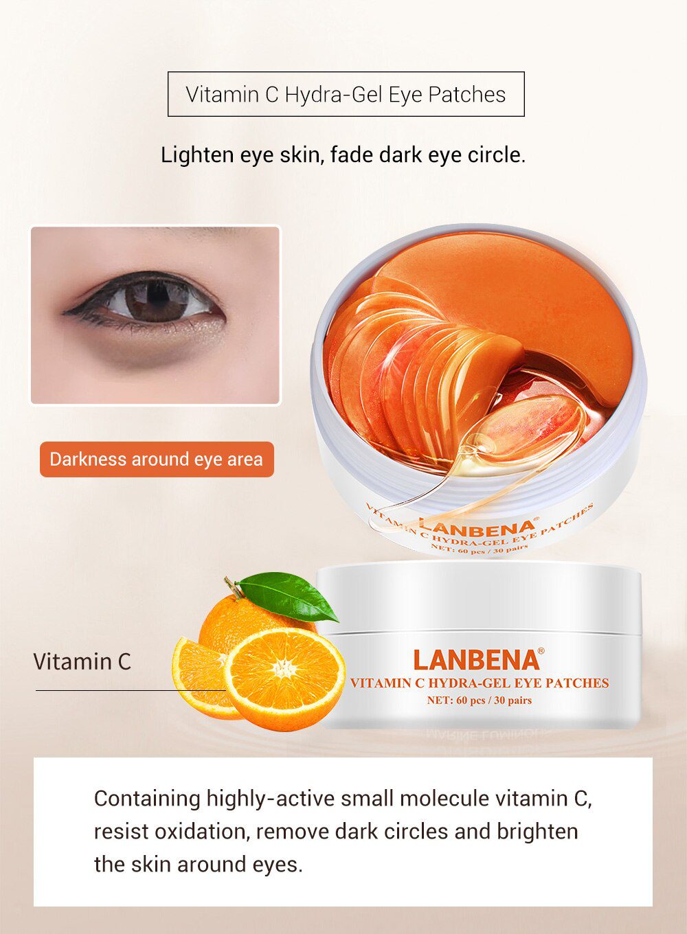 LANBENA Eye Mask Collagen Eye Patch Skin Care Hyaluronic Acid Gel Moisturizing Retinol Anti Aging Remove Dark Circles Eye Bag