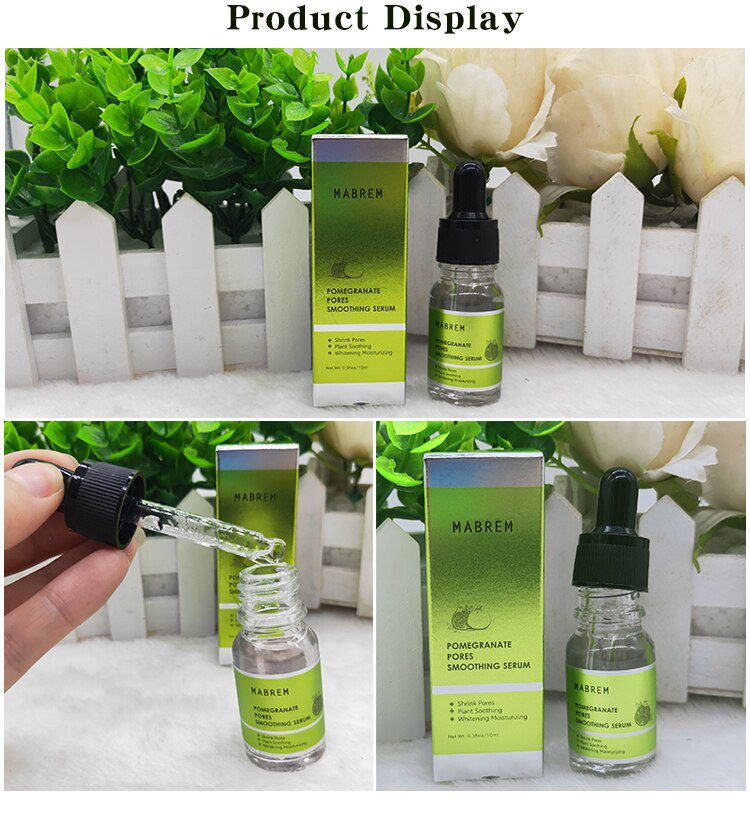 MABREM Pore Shrinking Serum Essence Pores Treatment Moisturizing Relieve Dryness Oil-Control Firming Repairing Smooth Skin Care