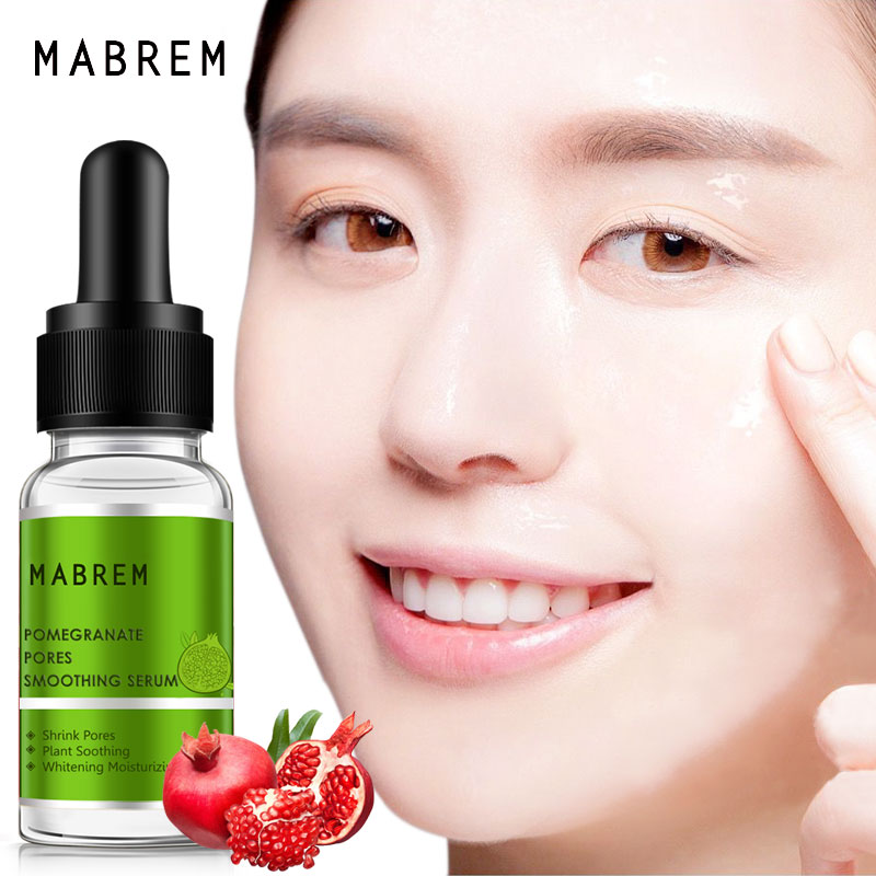 MABREM Pore Shrinking Serum Essence Pores Treatment Moisturizing Relieve Dryness Oil-Control Firming Repairing Smooth Skin Care