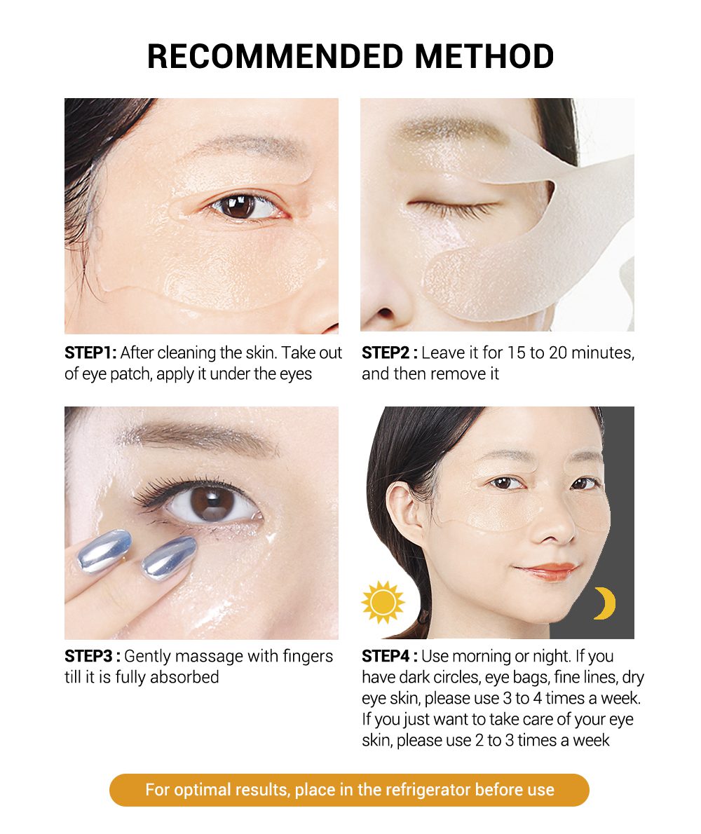 LANBENA Eye Patches Retinol Hyaluronic VC Golden Osmanthus Acid Moisturizing Serum Anti-Aging/Puffiness Dark Circle Eyes Skin Ca