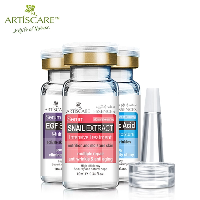 ARTISCARE serum for face whitening anti winkles 8pcs/lot hyaluronic acid essence vitamin c serum facial acne treatment skin care