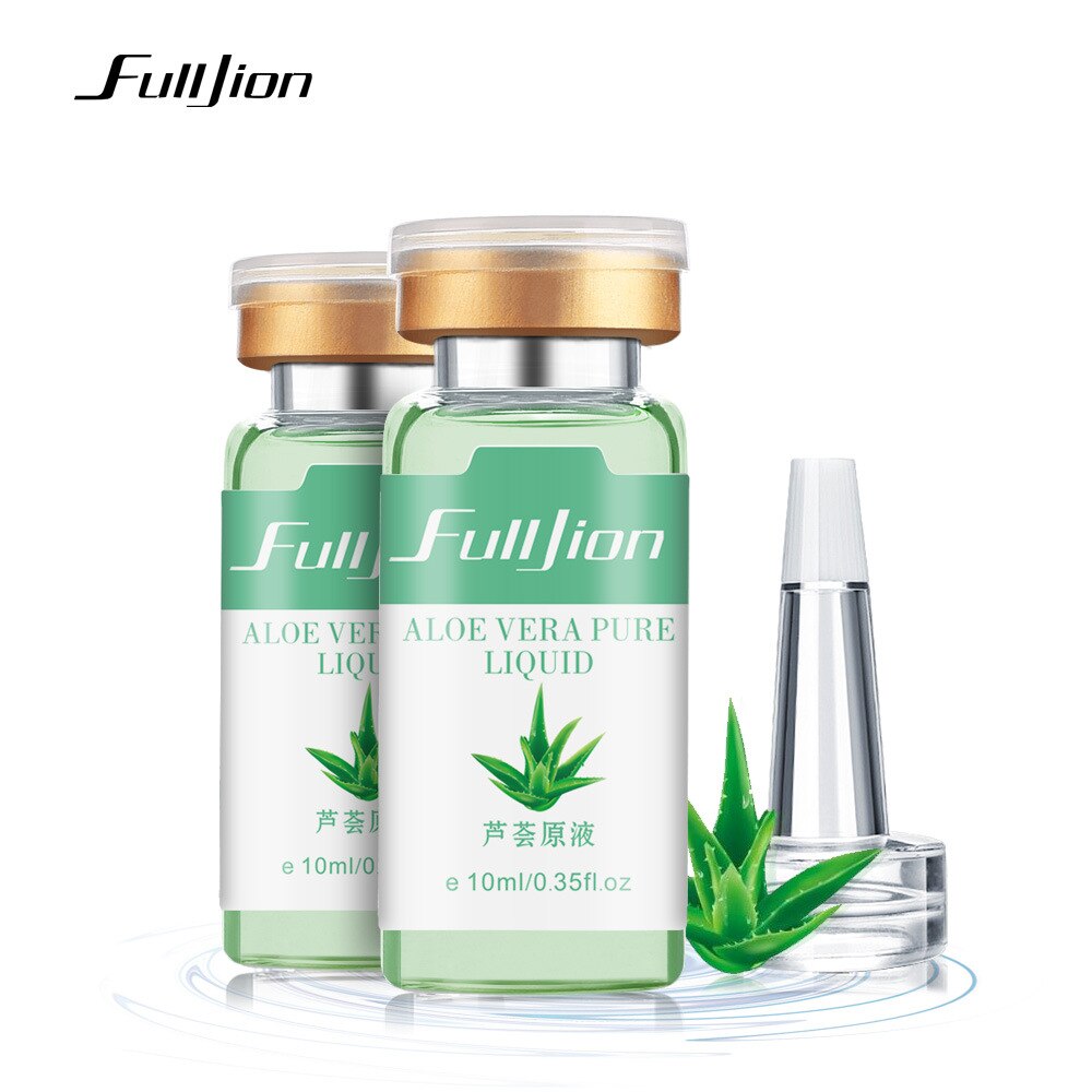 1Pcs 10ml Aloe Pure Collagen Protein Liquid Hyaluronic Acid Anti-Wrinkle Anti Aging Face Serum Moisturizer Skin Care