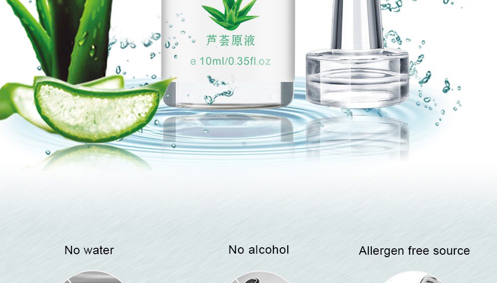 1Pcs 10ml Aloe Pure Collagen Protein Liquid Hyaluronic Acid Anti-Wrinkle Anti Aging Face Serum Moisturizer Skin Care