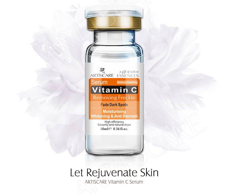ARTISCARE Vitamin C Serum+Six Peptides Serum 24K Gold+Hyaluronic Acid Serum Anti-Aging Moisturizing Skin Care Whitening Brighten