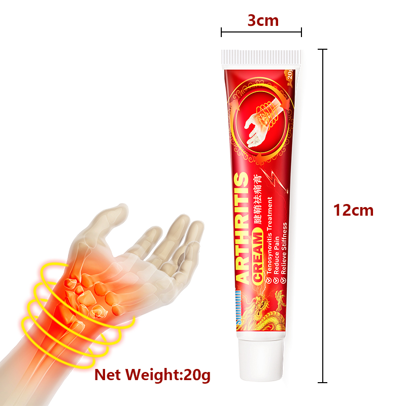 1Pcs 20g Arthritis Treatment Pain Relief Ointment Tenosynovitis Care Sports Support Cream Therapy Chinese medicine Plaster Hand