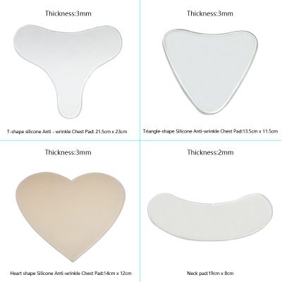 Reusable Anti Wrinkle Neck Pad Silicon Transparent Anti Microgroove Removal Neck Sticker Skin Care Silica Gel Patch Facial Care