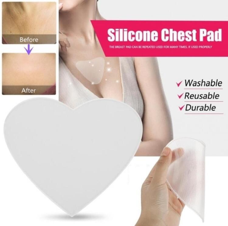 Reusable Anti Wrinkle Neck Pad Silicon Transparent Anti Microgroove Removal Neck Sticker Skin Care Silica Gel Patch Facial Care