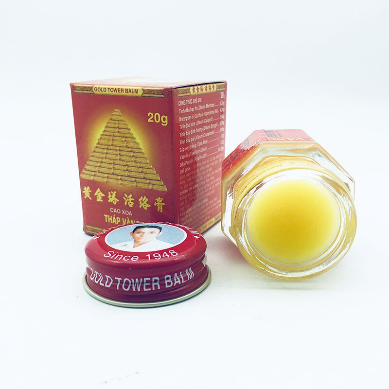 3pcs/set Original Vietnam Gold Tower Balm Ointment Pain Relief Arthritis Tiger Balm Essential Body Massage OilMedical Plaster