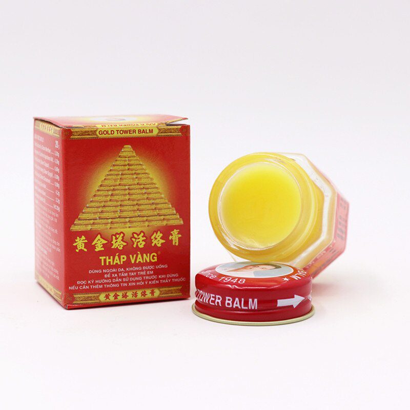 3pcs/set Original Vietnam Gold Tower Balm Ointment Pain Relief Arthritis Tiger Balm Essential Body Massage OilMedical Plaster