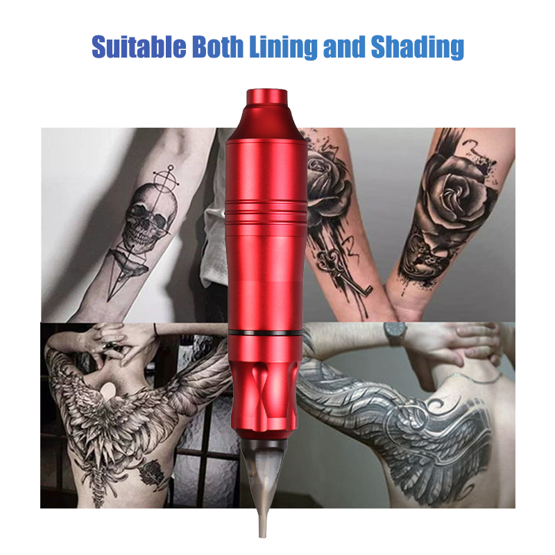 Complete Tattoo Machine Kits Tattoo Power Supply Rotary Pen With Cartridge Needles Permanent Make-up Machine For Tattoo Body Art