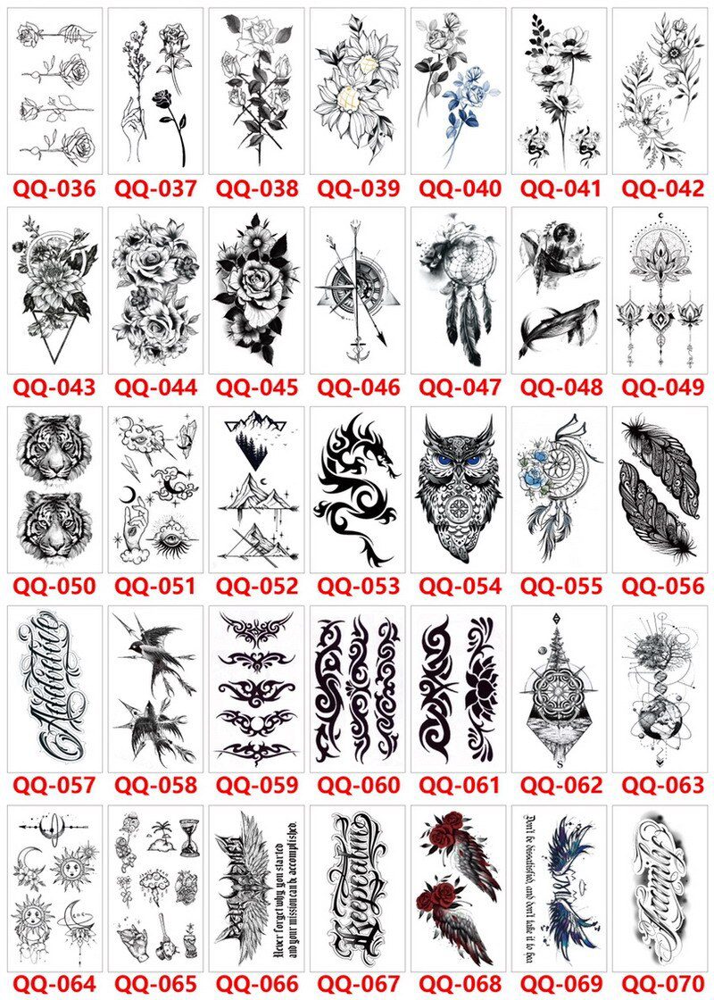 small plant tattoo sticker purple lavender flowers butterfly water color temporary tattoos cute lovely hand sleeve tattoo wrist