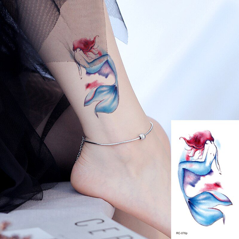 1pcs Small Animal Waterproof Temporary Tattoo Sticker Snake Cat Fox Tatoo Body Art Women Fake Taty Tatuaje Cute transfer tattoos