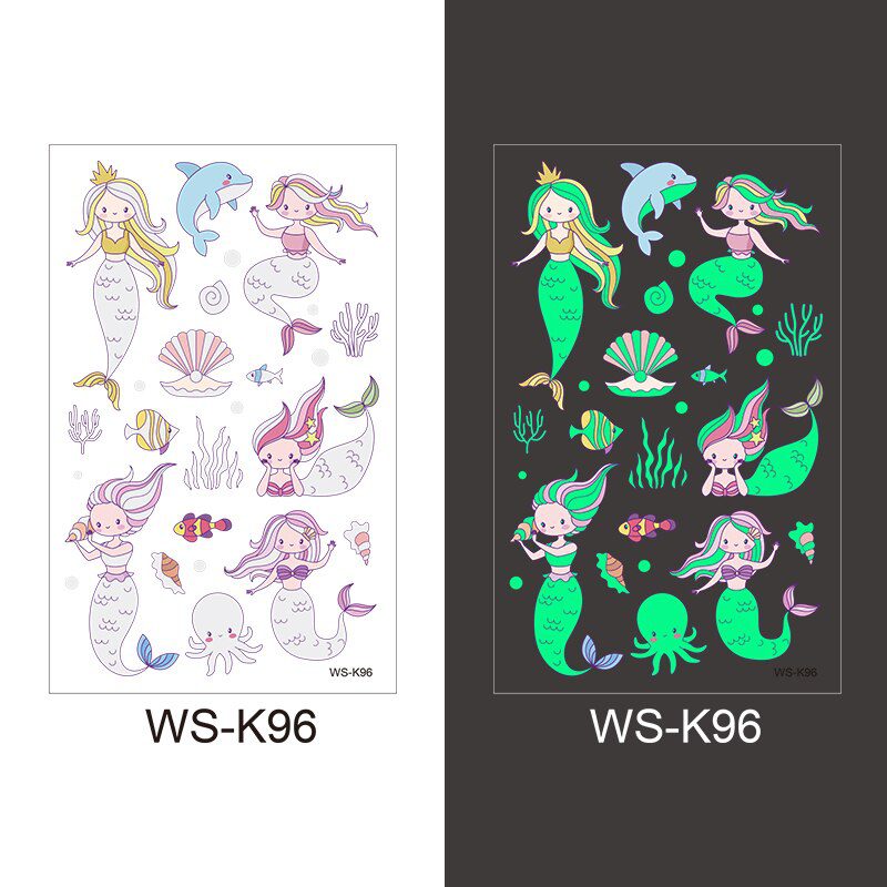 Luminous Tattoo Sticker Children Arm Face Glowing Tattoo Children Body Art Tattoo Dinosaur Pirate Unicorn Mermaid Tattoo Cartoon Luminous Tattoo Sticker Children Arm Face Glowing Tattoo Children Body Art Tattoo Dinosaur Pirate Unicorn Mermaid Tattoo Cartoon