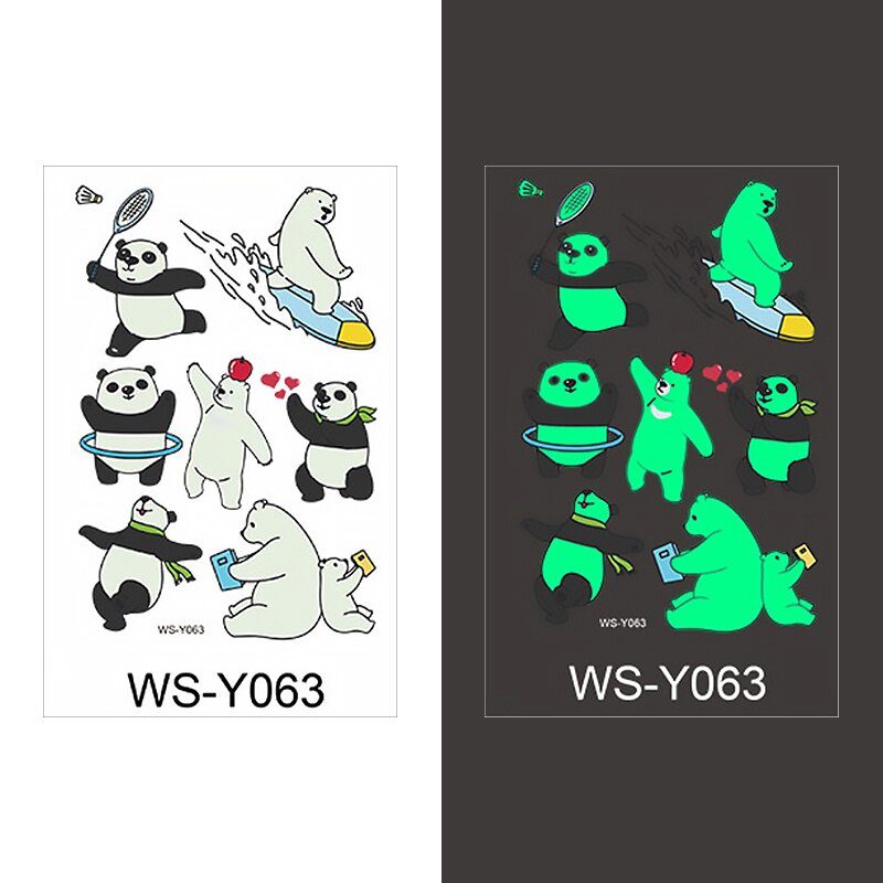 Luminous Tattoo Sticker Children Arm Face Glowing Tattoo Children Body Art Tattoo Dinosaur Pirate Unicorn Mermaid Tattoo Cartoon Luminous Tattoo Sticker Children Arm Face Glowing Tattoo Children Body Art Tattoo Dinosaur Pirate Unicorn Mermaid Tattoo Cartoon