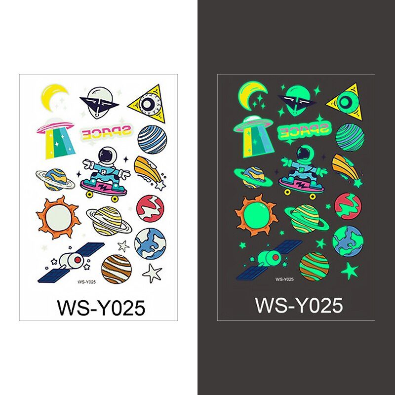 Luminous Tattoo Sticker Children Arm Face Glowing Tattoo Children Body Art Tattoo Dinosaur Pirate Unicorn Mermaid Tattoo Cartoon Luminous Tattoo Sticker Children Arm Face Glowing Tattoo Children Body Art Tattoo Dinosaur Pirate Unicorn Mermaid Tattoo Cartoon