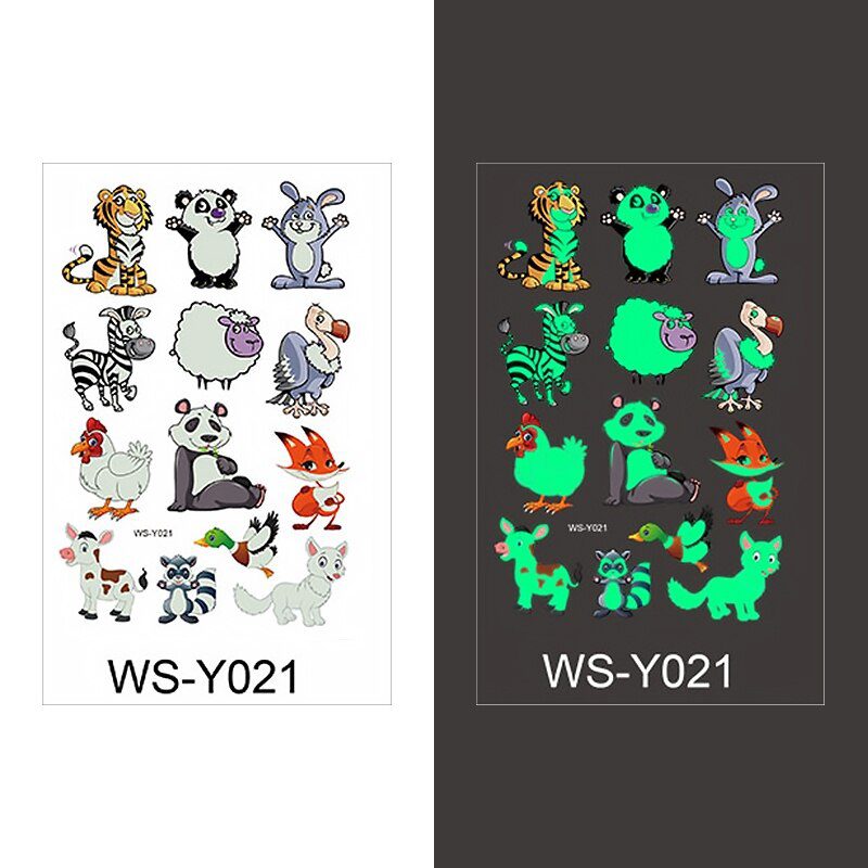 Luminous Tattoo Sticker Children Arm Face Glowing Tattoo Children Body Art Tattoo Dinosaur Pirate Unicorn Mermaid Tattoo Cartoon Luminous Tattoo Sticker Children Arm Face Glowing Tattoo Children Body Art Tattoo Dinosaur Pirate Unicorn Mermaid Tattoo Cartoon