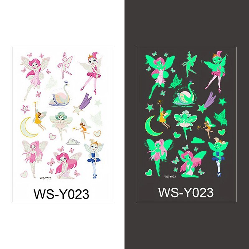 Luminous Tattoo Sticker Children Arm Face Glowing Tattoo Children Body Art Tattoo Dinosaur Pirate Unicorn Mermaid Tattoo Cartoon Luminous Tattoo Sticker Children Arm Face Glowing Tattoo Children Body Art Tattoo Dinosaur Pirate Unicorn Mermaid Tattoo Cartoon
