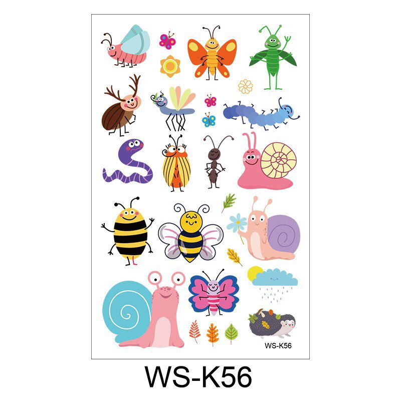 New children cartoon tattoo stickers fantasy party cartoon princess theme sticker set mermaid tattoo stickers