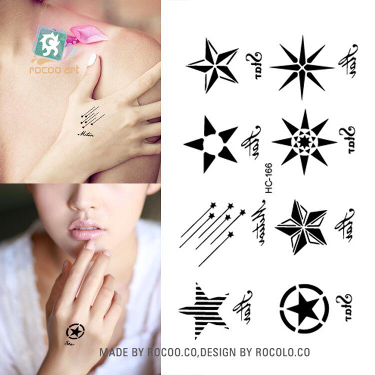 MB Classic Black Tatoo Cat Bird Fake Tattoo Tatuajes Hand Tatouage Body Waterproof Temporary Tattoo Sticker Small Taty