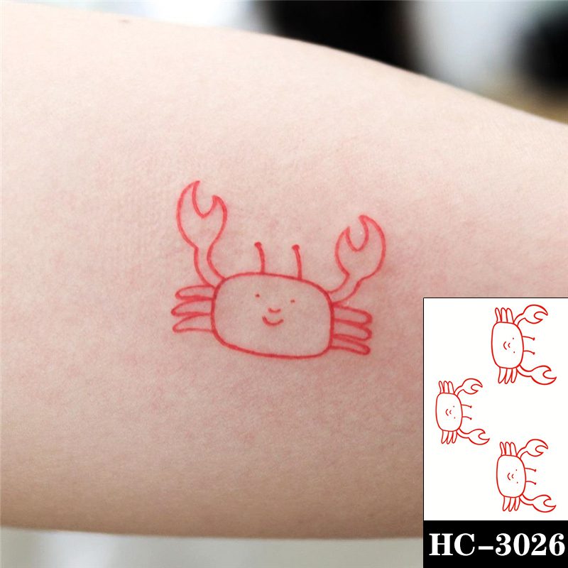 Waterproof Temporary Tattoo Sticker Black Switch Gun Bird Flower Letter Body Art Fake Tattoos Flash Tatoos Ear Arm for Men Women