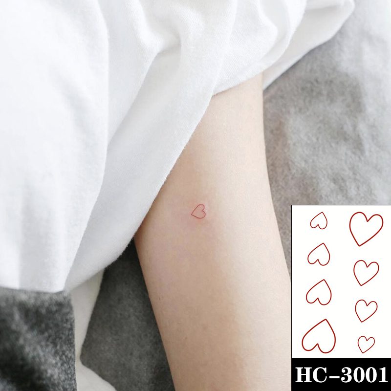 Waterproof Temporary Tattoo Sticker Black Switch Gun Bird Flower Letter Body Art Fake Tattoos Flash Tatoos Ear Arm for Men Women