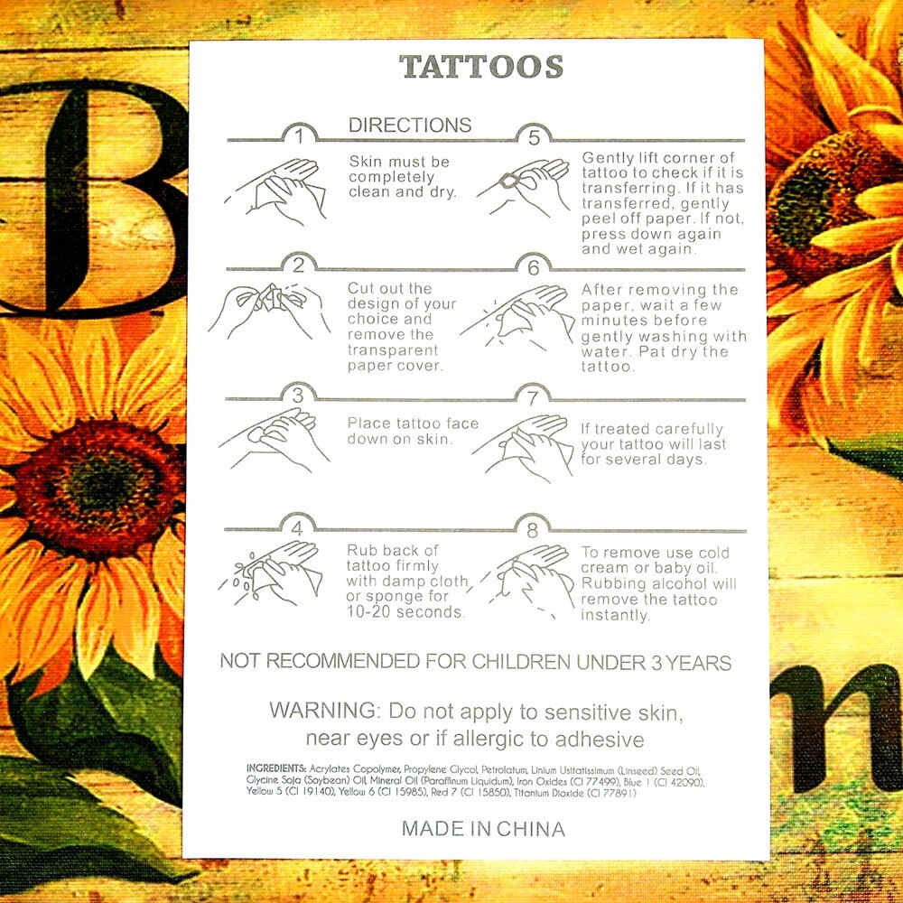 SHNAPIGN Guan Yu Temporary Tattoo Body Art, 12*20cm Flash Tattoo Stickers, Waterproof Fake Tatoo Henna Tatto Wall Sticker