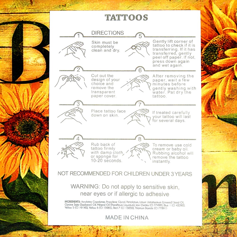SHNAPIGN Guan Yu Temporary Tattoo Body Art, 12*20cm Flash Tattoo Stickers, Waterproof Fake Tatoo Henna Tatto Wall Sticker